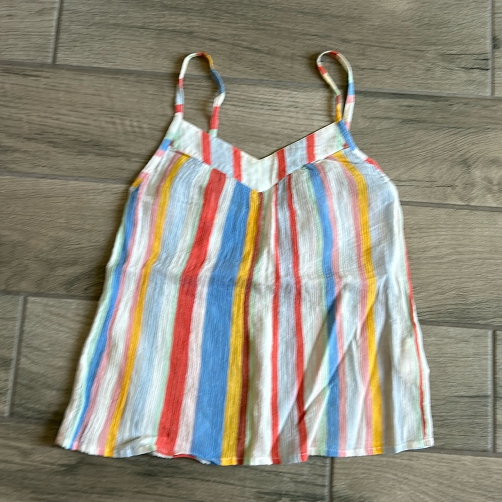 Galleries Lafayette stripe tank top